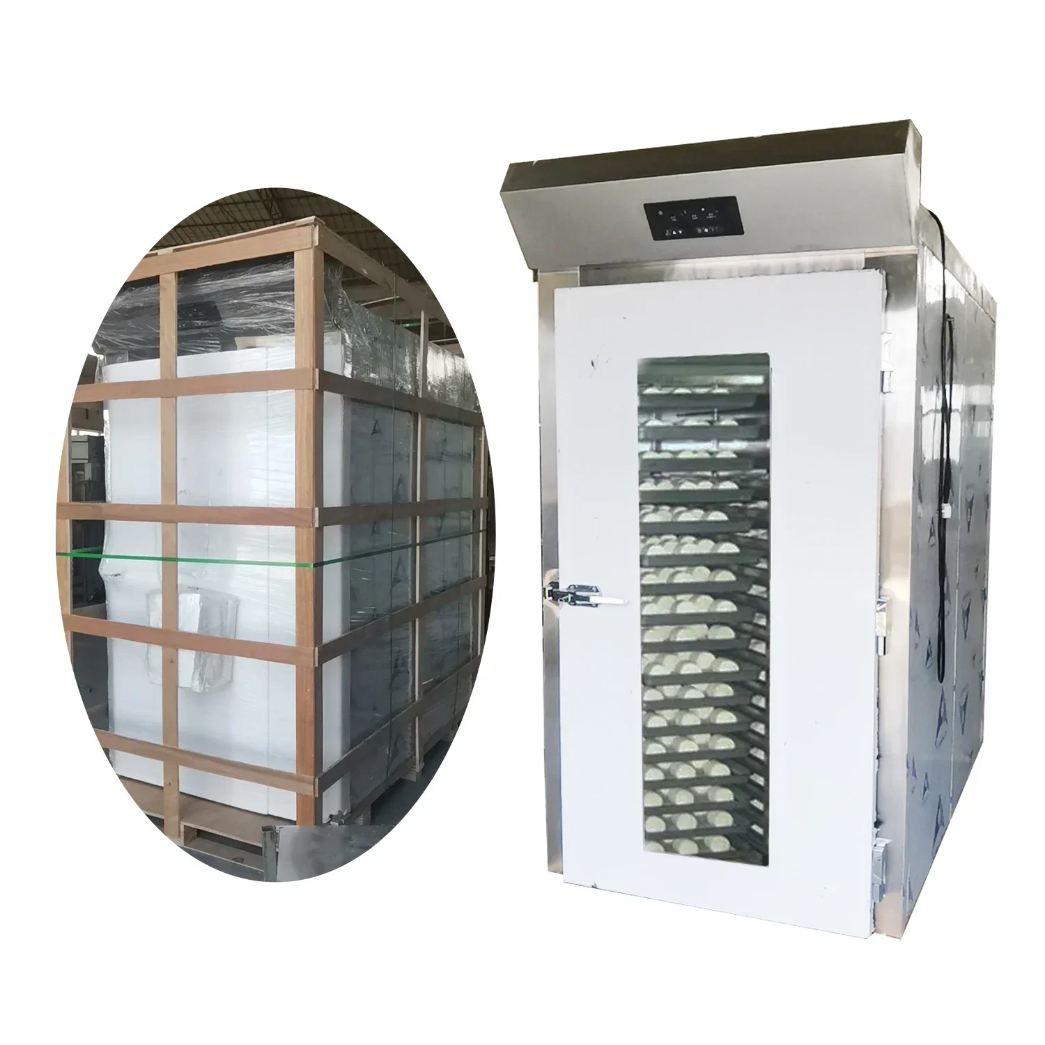Picture 3: Cabinet Machine Roll in Rotating Rack Fermenting Room Commercial Automatic Dough Croissant Doughnut Bread Retarder Proofer
