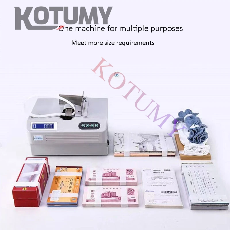Paper Tape Strapping Machine for Electric Automatic Paper Belt Banding Machine Automatic Banknote Tying Machine