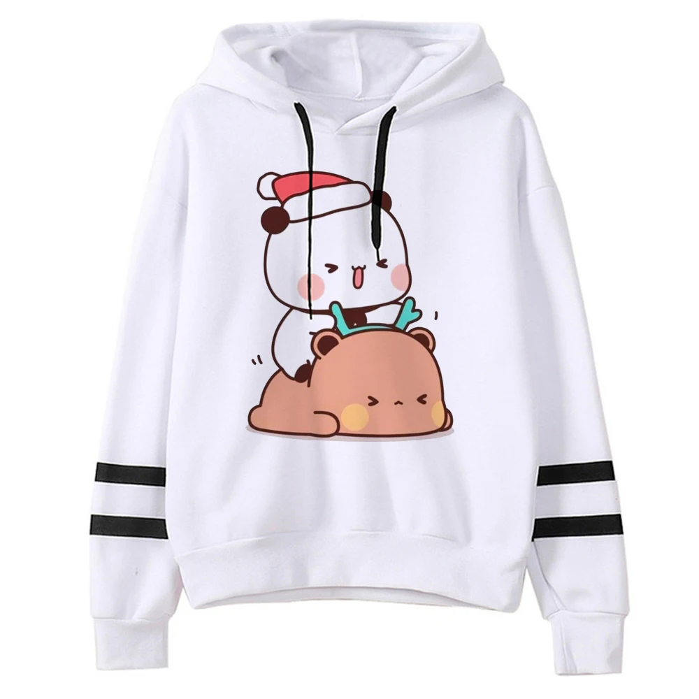 Bluzy z kapturem Bubu Dudu damskie y2k estetyczne japońskie bluzy Kawaii koszula z kapturem damskie dres graficzny