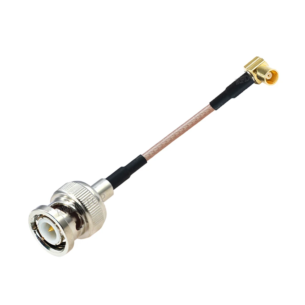 1Pcs RG-316 BNC Male/Female to MCX Female Right Angle Connector 50 Ohm RG316 RF Coax Cable Extension Cable Coaxial Jumper Cord