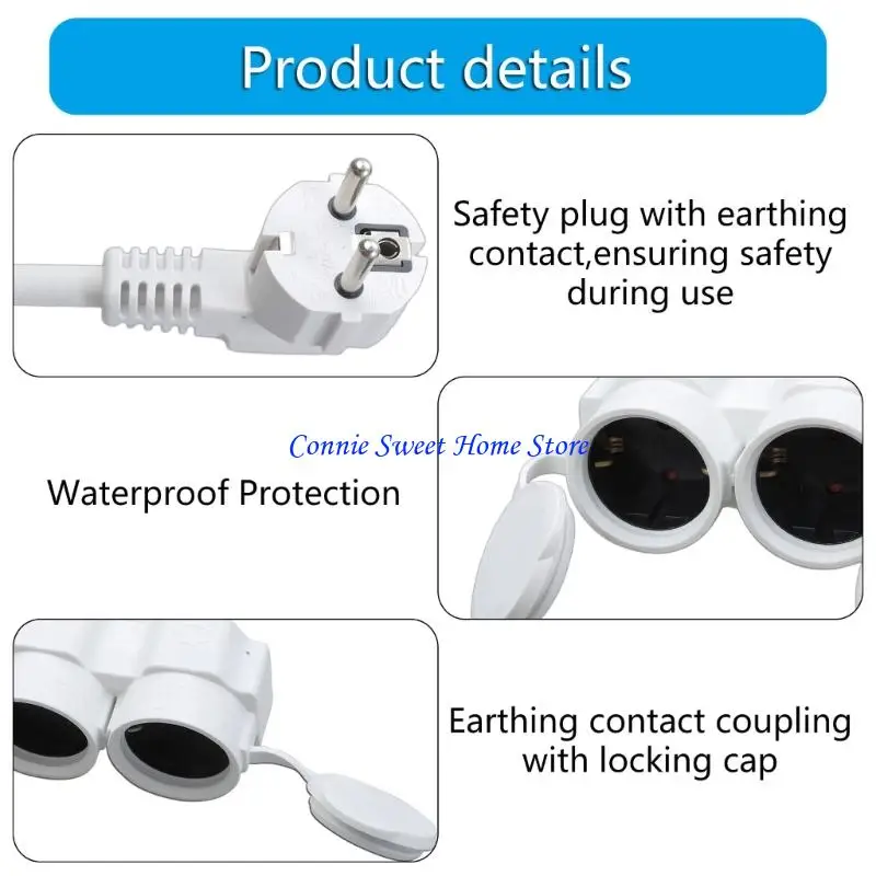 

Гибкие прорезиненные удлинители LXAF с двойными розетками Schuko. Кабель 250 В, 16 А. Идеально подходит для влажных помещений и