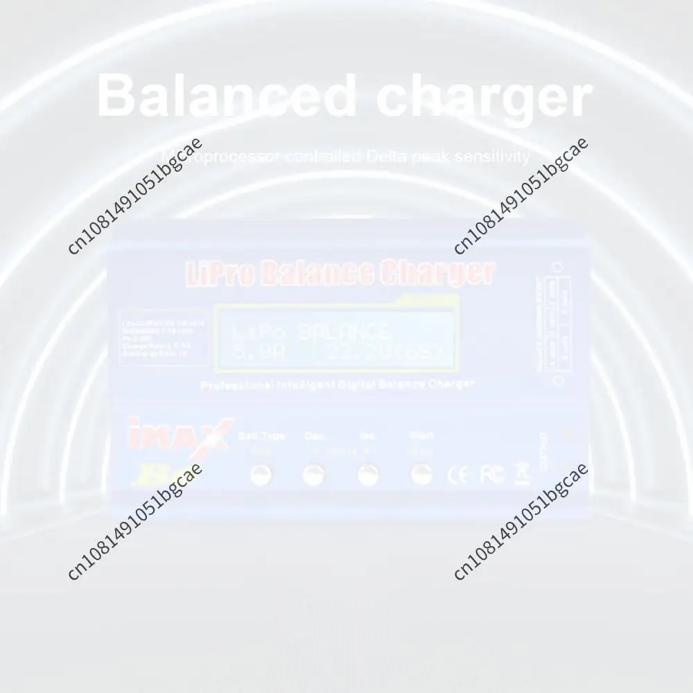 IMAX B6 Lipo Balance Charger LCD Dispaly 80W Aircraft Model Charger Discharge Power 5W 18V 6A for LiPo NiMH NiCd LiFe Pb Battery