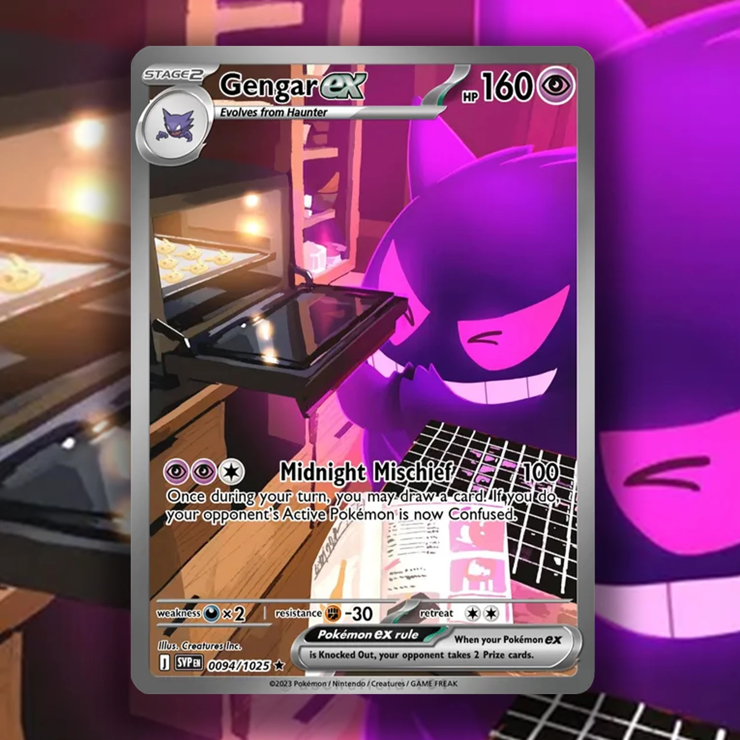 Cartão PTCG PKM Série Gengar,  - Board Game Life avaliação e preço