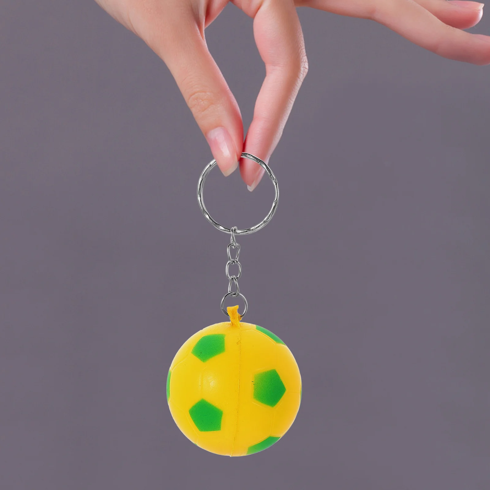 

Football Keychain Hanging Exquisite Soccer Portable Kids Bag Supply Compact Keychains