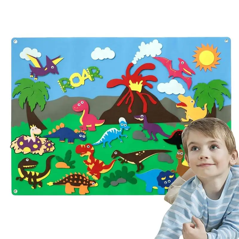 

Dinosaur Felt Board Dinosaurs Door Board Felt Story Board Set Classroom Activity Kits Classroom Activity Kits Felt Story Board