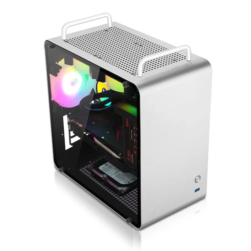 

' Latest Release High Quality for M-ATX Cases & Towers Tempered Glass Desktop CPU Cabinet PC Case Tower Gaming Computer Case