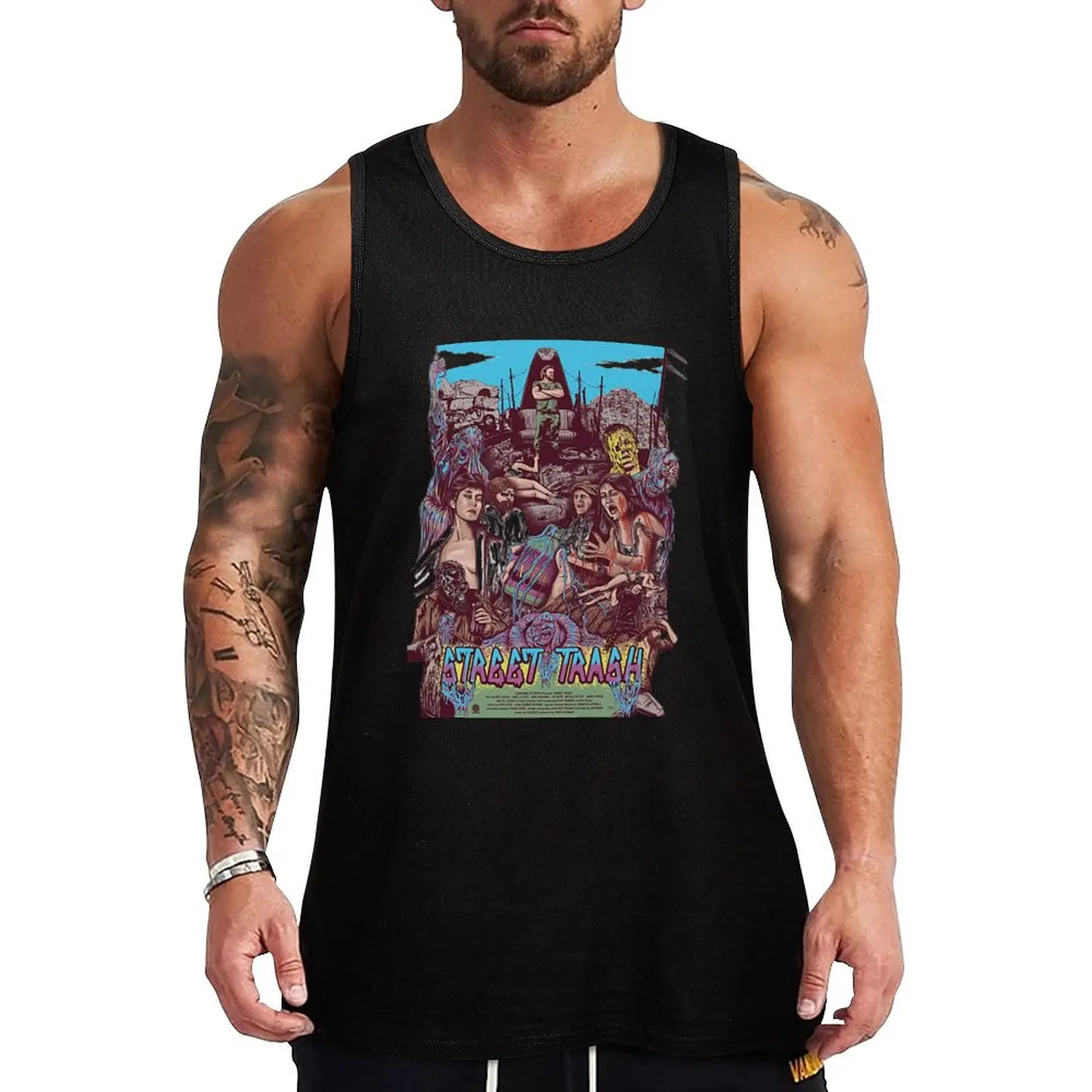 Street Trash (80s Splatter Melt Horror Movie) Tank Top Top male top
