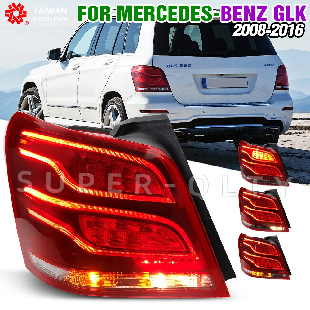 Eagle Eye TailLights For Mercedes-Benz GLK 350 2008-2016 Tum SignalLight Stop Brake Lamp Car Led Rear TailLight Accessories