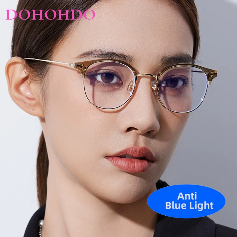 

Trend Classic Oval TR90 Anti-Blue Light Glasses Women Men Fashion Luxury Brand Designer Computer Optical Eye Protection Eyewear