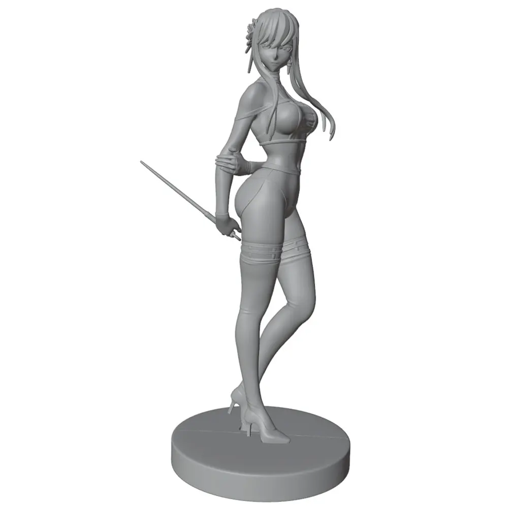 1/24 Miniatur-Harzstatue, 75 mm, handgefertigtes Modellbausatz, 3D-gedruckt, unbemaltes Harzmodell, das handbemalt werden muss, geeignet für Tischspiele und Rollenspiele, einzigartiges