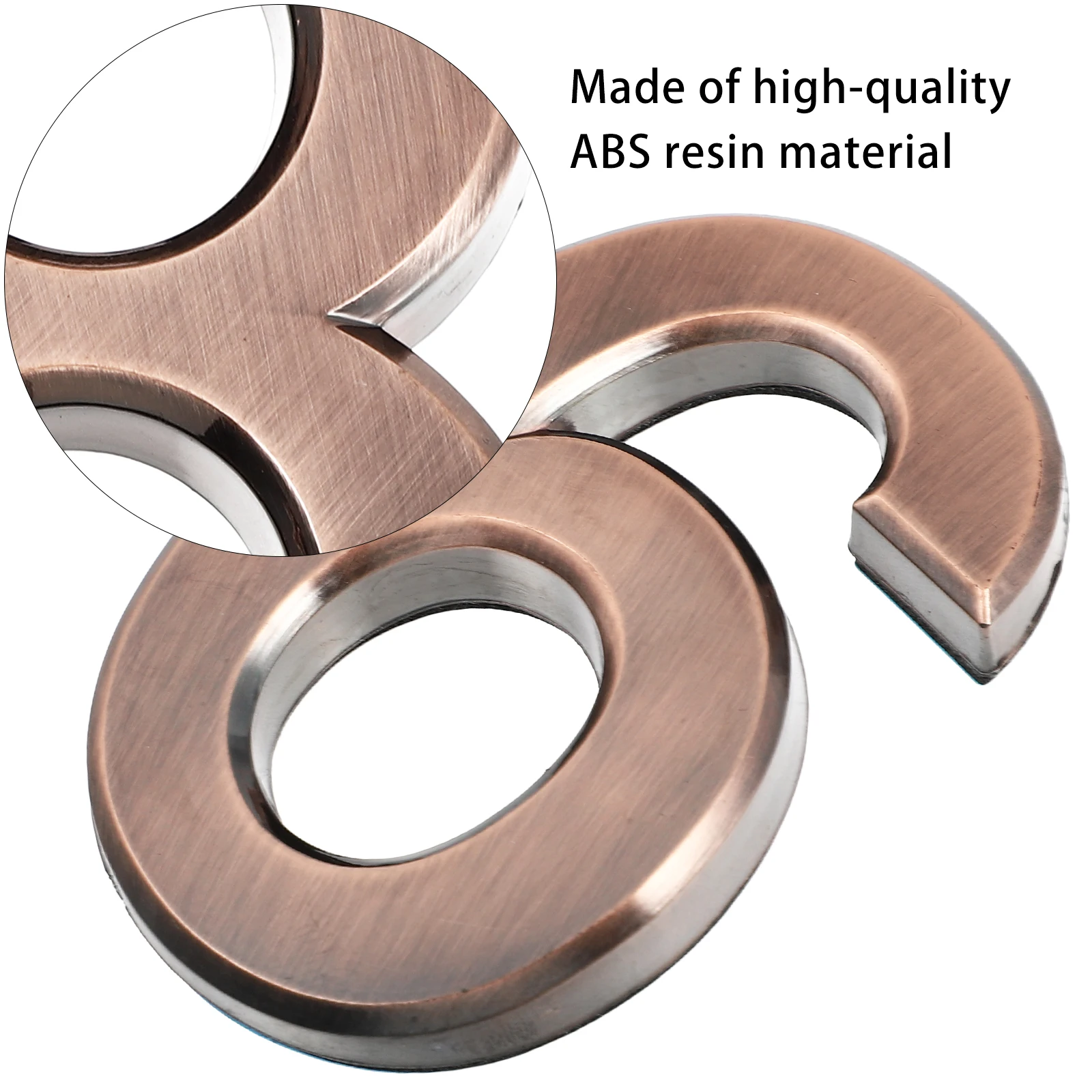 

10pcs Number Sticker Abs Resin Decal House Mailbox Hotel Door Retro Decor Waterproof Self Adhesive Smooth Surface Garden