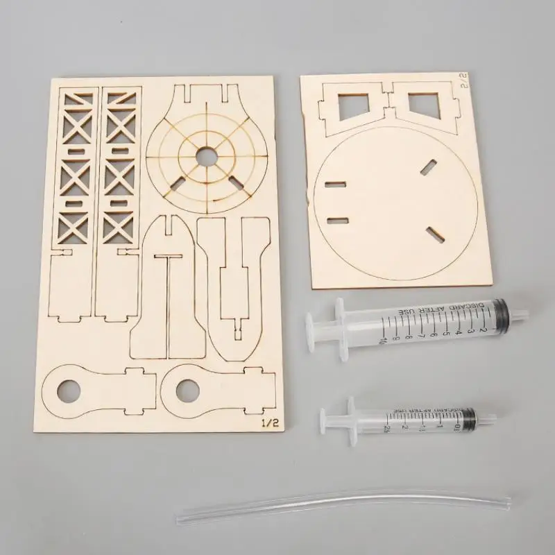 DIY Handcrafted Assembly Toys Gifts And Education Experiment Aerospace Model 1 Set Rocket Launch Pad Children's Science