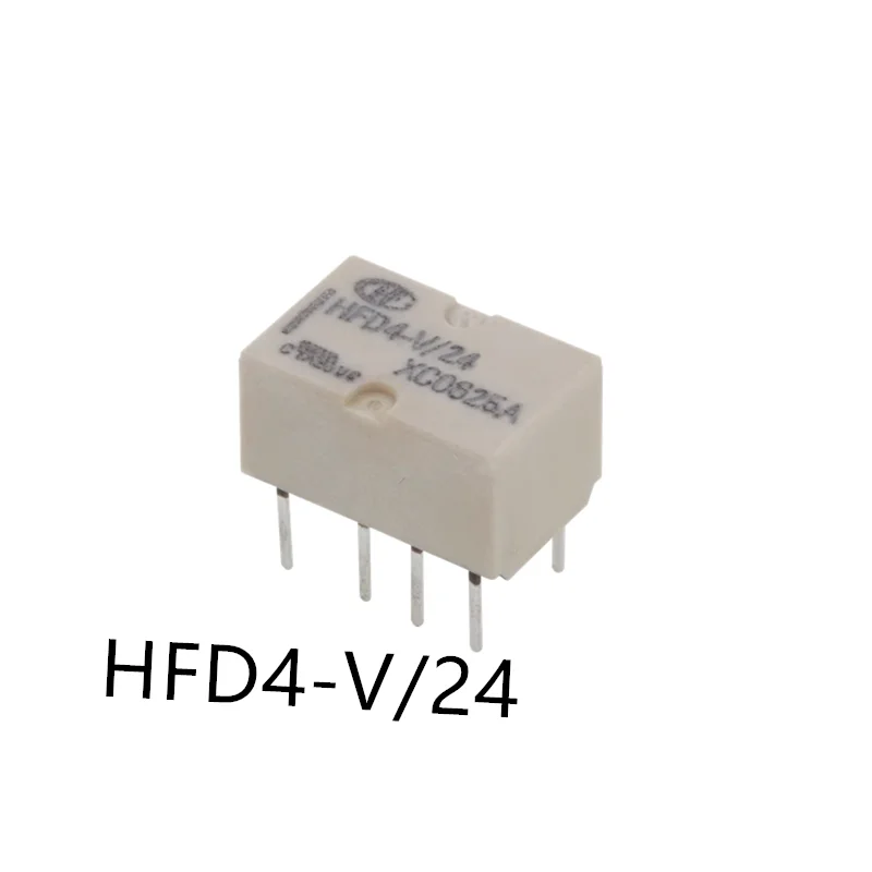 10PCS/Lot   HFD4-V/5 、HFD4-V/12 、HFD4-V/24   DIP-8   New Original Signal Relay  HFD4-V-5 、HFD4-V-12 、HFD4-V-24