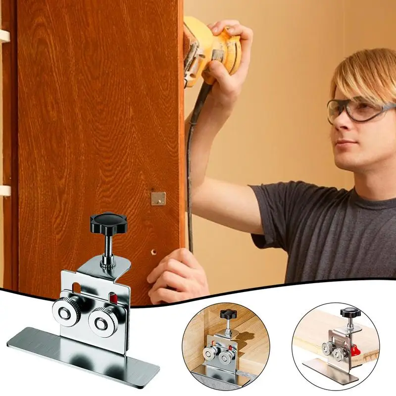 Cabinet Door Installation Positioner Clear Scale Enlarged Knob Hardware Jig Cabinet Installation Tool Accessory Jigs Smooth