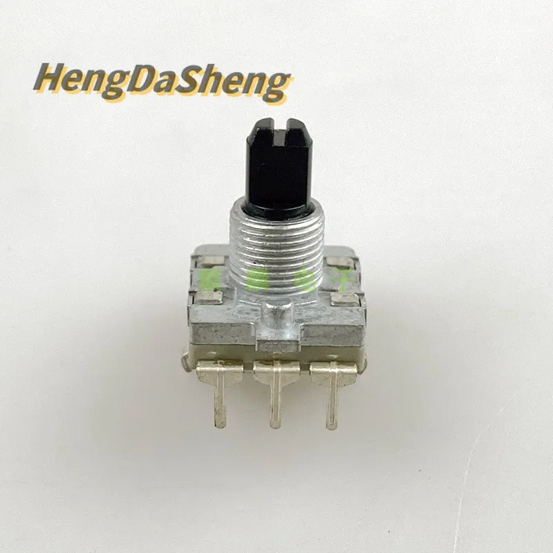 5Pcs EC16 Audio Encoder Three Pin 12 Positioning 12 Pulse 360 Degree Rotating Digital Potentiometer