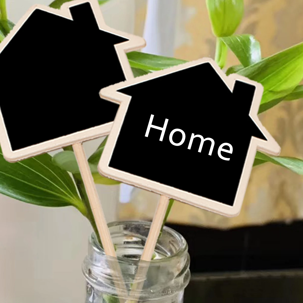 

Подключаемые бирки для цветов и растений. Садовые этикетки. Черные таблички для классной доски. Мини-топперы.