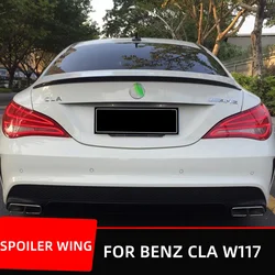 For Mercedes Benz CLA W117 AMG Sedan 4 Door 2014 15 16 17 18 Spoiler ABS Material Car Rear Trunk Lid Wing Exterior Styling Parts