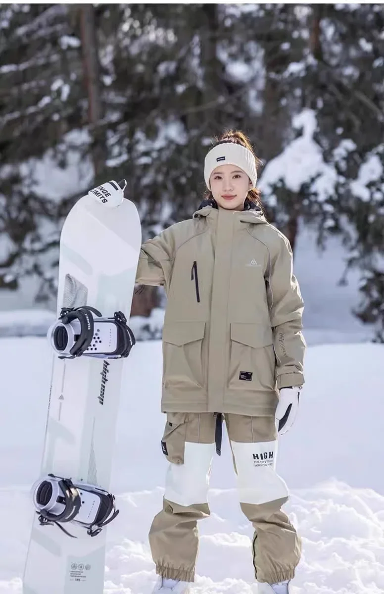 Traje de esquí personalizado OEM para mujer, mono, traje de nieve, esquí, nieve al aire libre, Suirt para mujer, ropa de esquí colorida Popular para nieve