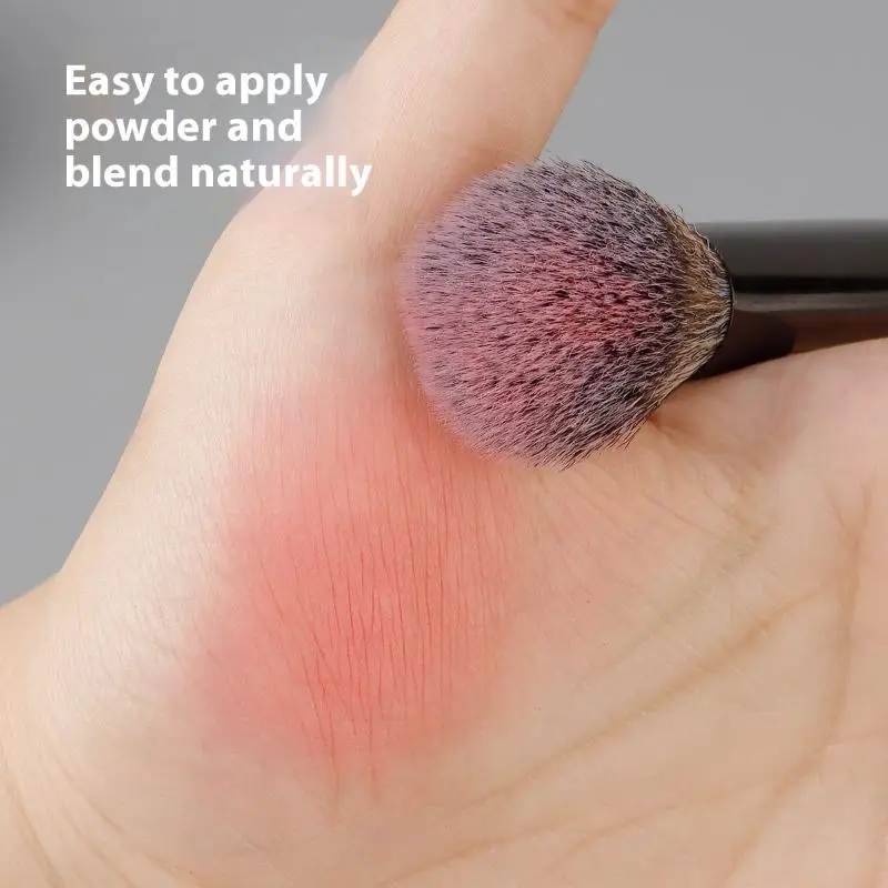 Juego de brochas de maquillaje profesional, 2/3 Uds., base en forma de U de doble cabeza, brochas de contorno de sombra de ojos negra, Kit de cosméticos de viaje