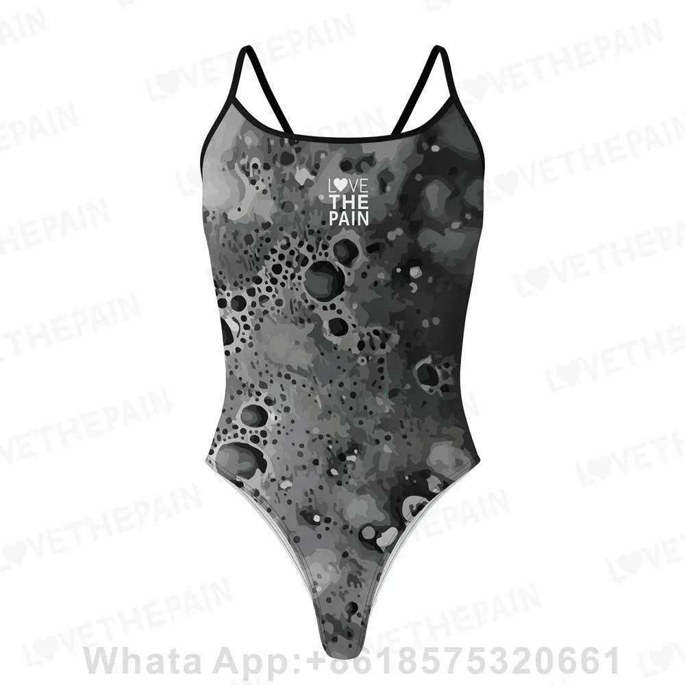 

Love The Pain Women Swimsuit Sexy One-piece Comfort Suit Swimwear Bikini Quick Dry Bathing Suit Functional Training Swimsuit