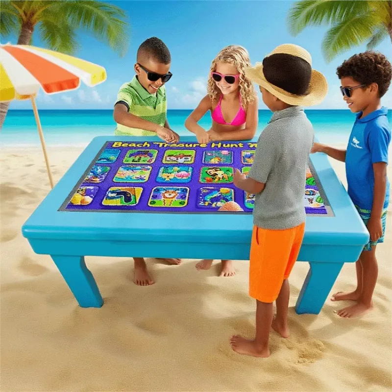 32 43 55 Inch Touch Screen Kids Interactive Educational Game Table Smart Learning Table Lifting/Lowering Shopping Mall Airport
