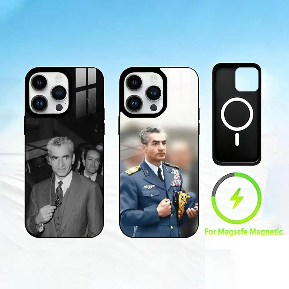 

W-wolf Phone Case For iPhone 17 16 15 14 13 12 Pro Max Plus for Mirror Wireless Magnetic Cover