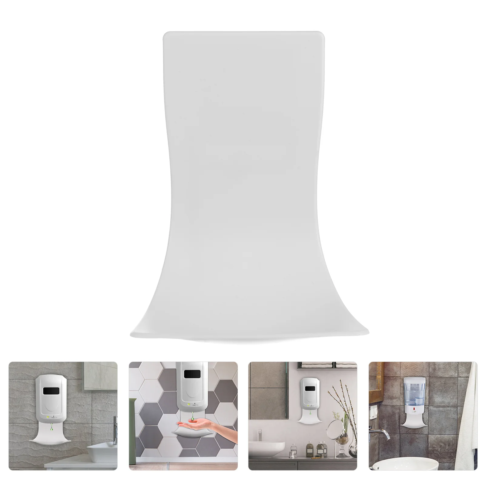 Leak Proof Tray Hotel Droplet Soap Dispenser Catch Liquid Plastic Holder Custom Drip