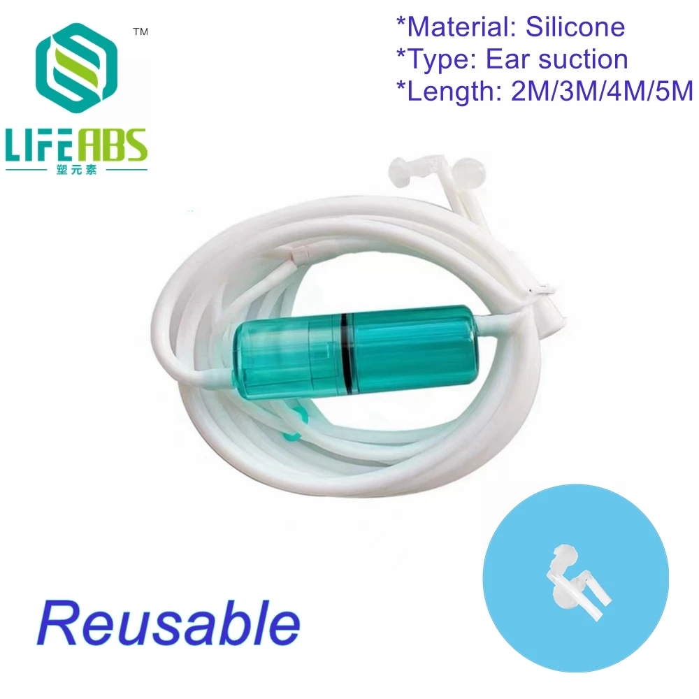 Headset Nasal Type Oxygen Cannula Ear Oxygen Tube O2 H2 Breathing with Water Trap Concentrator Generator Inhaler Accessories