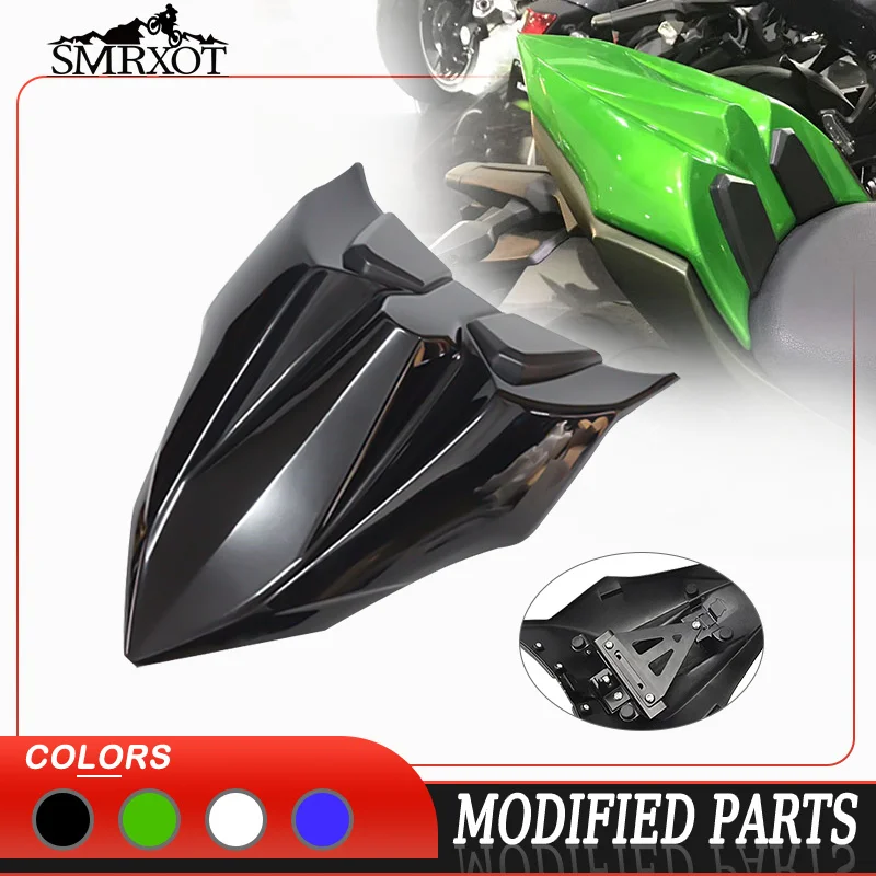 

Rear Seat Cover For Z650 Ninja650 ER6F 2017-2024 Motorcycle ABS Pillion Seat Cowl Passenger Tail Fairing Cover z650 ninja650