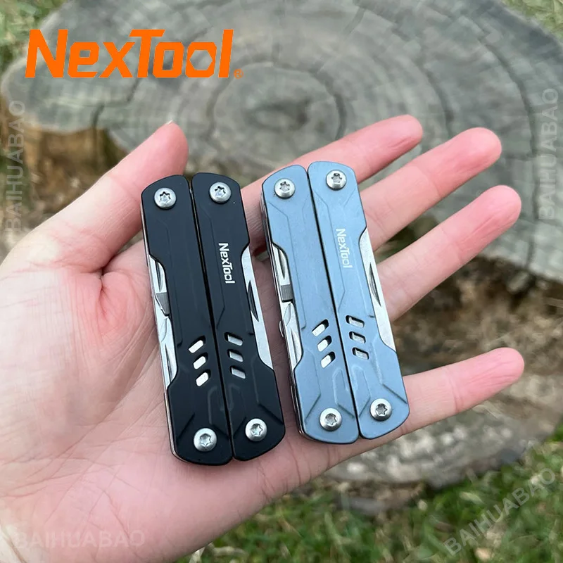 nextool mini folding pocket multitool alicate marinheiro tesoura canivete chave de fenda abridor de garrafas edc ferramentas ao ar livre 11 em 1 01