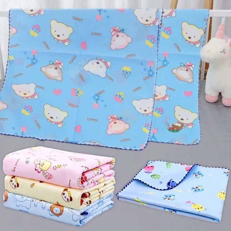 Cartoon 3 layers Baby Changing Mat Portable Foldable Washable Waterproof Mattress baby diaper pad baby mattress mattress