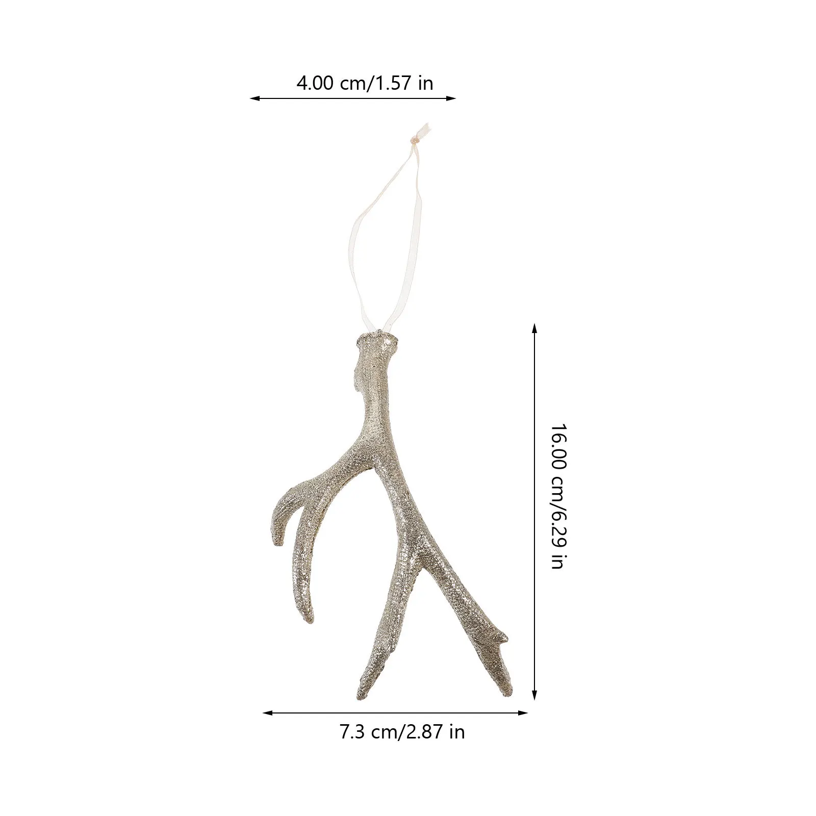 

Deer Antler Ornaments Decoration for Christmas Tree Xmas Festive Hanging Reindeer Antlers