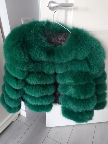 100% Natural Fur Jacket Real Fur Coat Winter Jacket Women Natural Fox Fur Luxury Fashion 50cm Short Jacket Wholesale Hot 2022