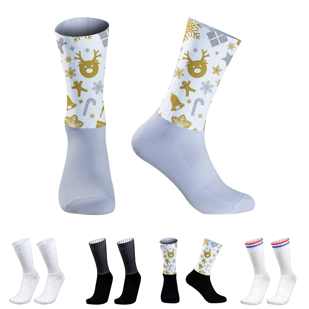 

Outdoor Bike Compression Sport Socks Men Women Road Bicycle Socks 2024 New Summer Cycling Socks