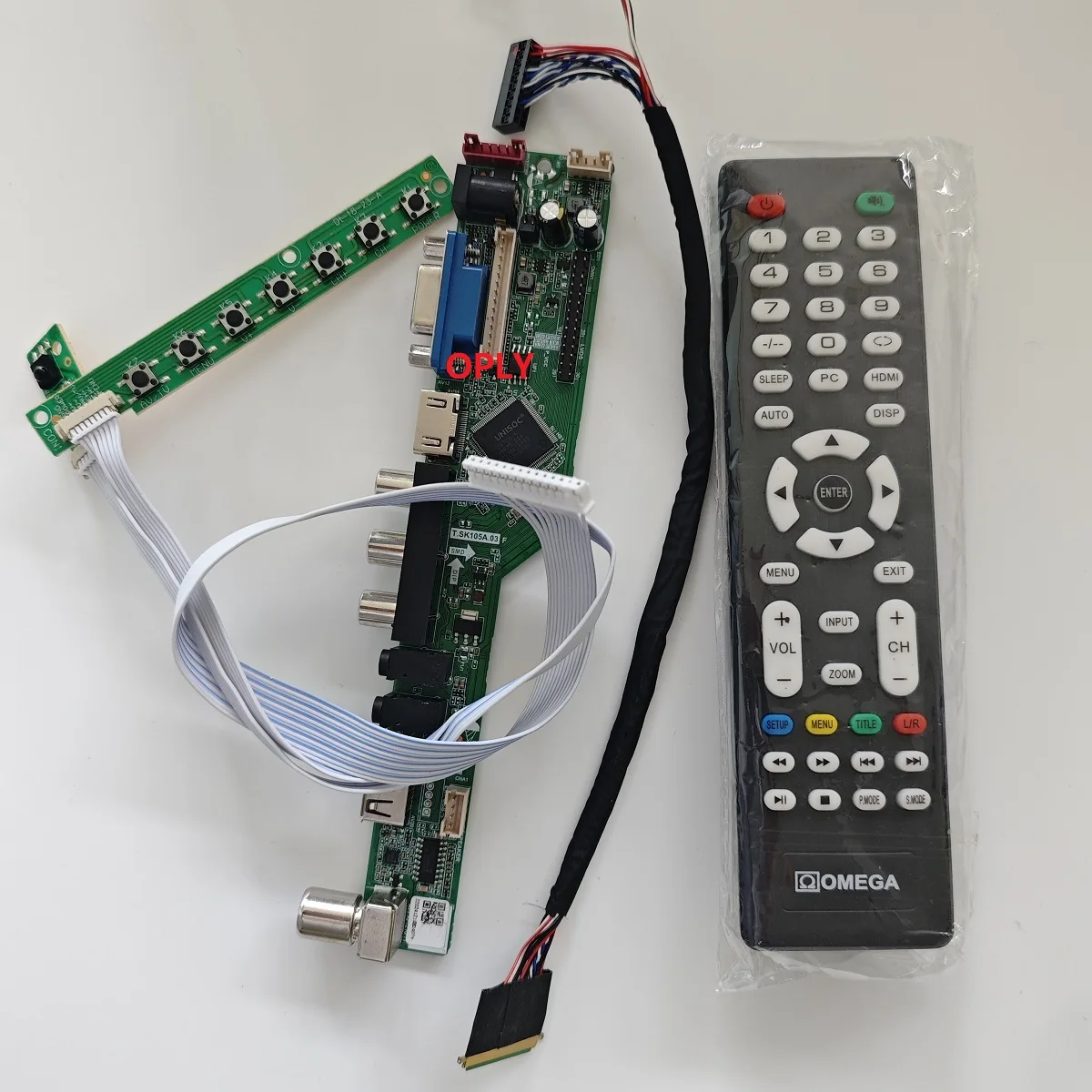 USB AV VGA TV Controller board Audio kit for M156NWR2 R0 NT156WHM-N50 NT156WHM-N10 1366x768 15.6