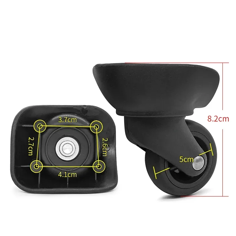 Replacement Wheel A11 Compatible with DELSEY Luggage Baggage Box Trolley Case Caster Suitcase Wheel Accessories W052