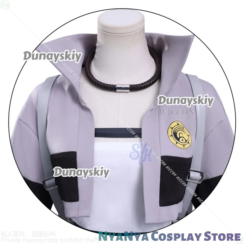 Anime Gachiakuta Riyo Reaper 코스프레 자켓 짧은 배낭 Akuta Cleaners 할로윈 의상 여성용 유니폼 파티 여성용