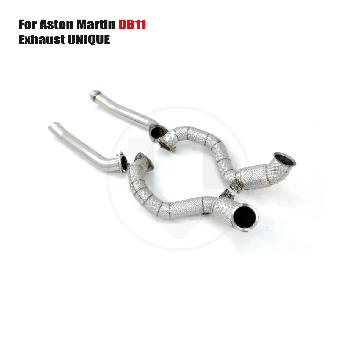 UNIQUE downpipe For Aston Martin DB11 4.0t SS304 exhaust with cat/ without cat downpipeWith insulator