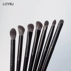 LOYBJ-brochas de maquillaje para sombra de ojos, pelo suave, contorno de ojos profesional, cepillo de sombra de nariz, mezcla de cosméticos, sombreador de detalles, herramienta de maquillaje