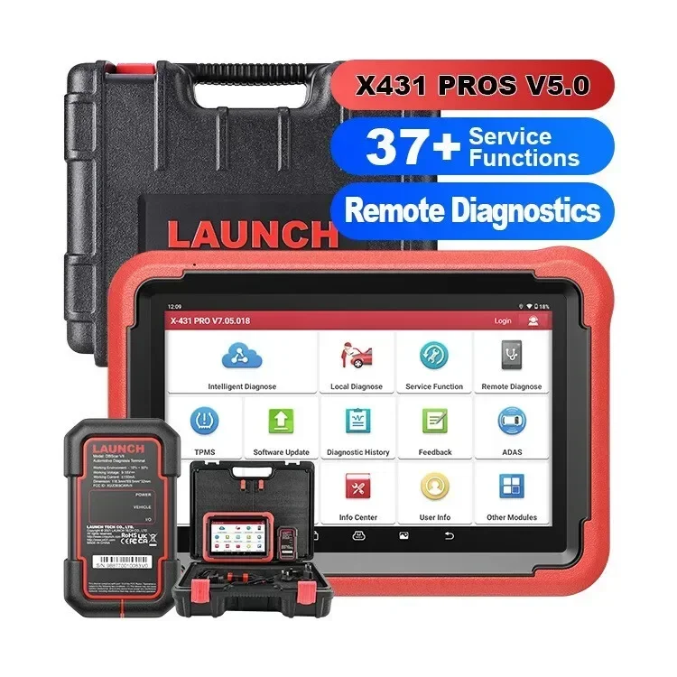 X-431 PRO V5.0 12V Engine Analyzer SDK ECU Code Programming OBD2 Scanner  Diagnostic Tool Car Diagnostic  Machine for