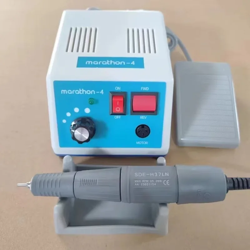 Professional Labs Micromotor 45000RPM Carbon Brush Handpiece Micro Motor Marathon-4 for Lab. Best Tool