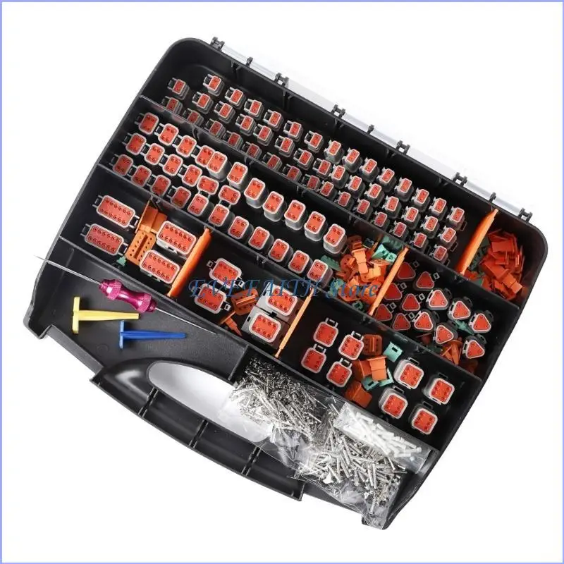 

124B Electrical Connector Set With 603Pieces, Featuring 2 to 12 Pin Size And Handy Removal Tool Accessory For DIYer Projects