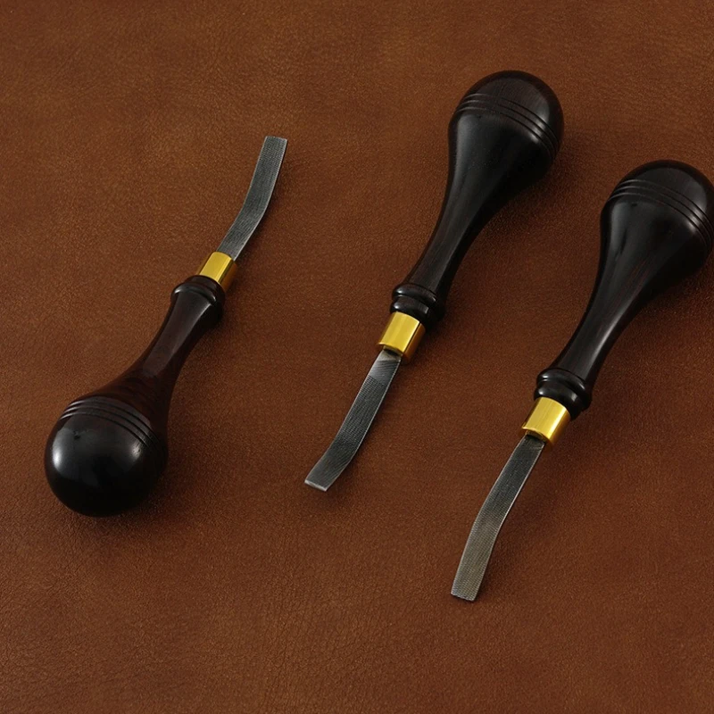 

6,5 мм режущая головка из высокоуглеродистой стали, грубый напильник, кожаный инструмент, сделай сам, обработка кромок поверхности кожи, полированная алмазная сетка, текстура