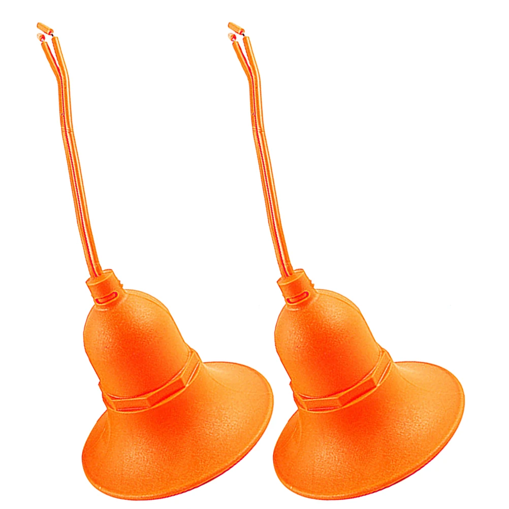 

2pcs Waterproof Lamp Holder Orange E27 Threaded Base Light Sockets Spiral LED Soft Gel Cover Rainproof Heat Resistant Anti Aging