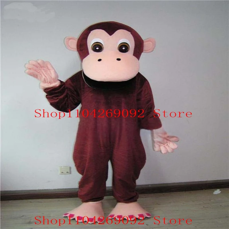 

Cute Monkey Mascot Costume Cartoon Monkey Cosplay Costumes Birthday Character Party Maskote Halloween Gorilla Anime Carnive Suit