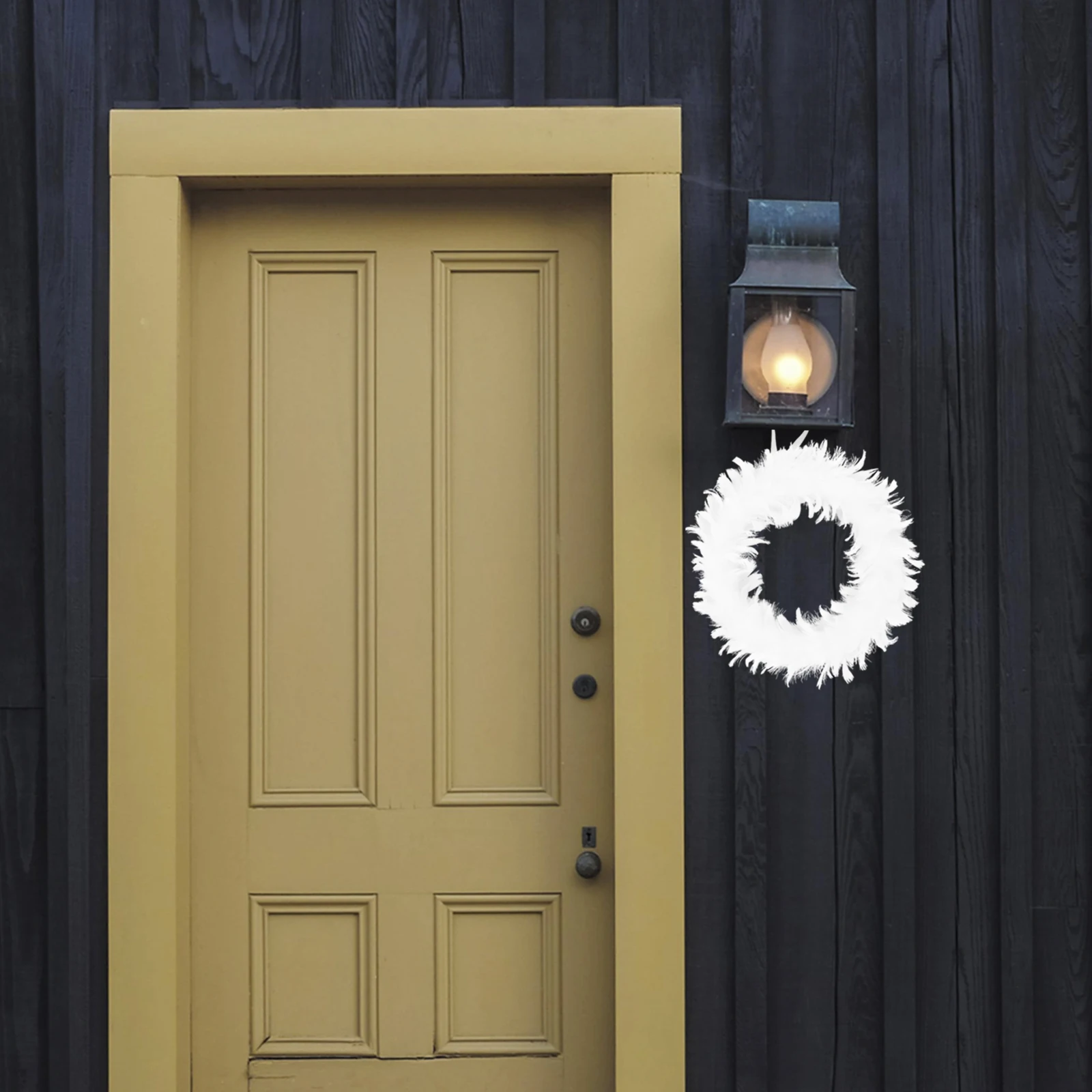 

Wreath Artificial Decoration Wreath Christmas Hanging nament Lightweight Portable Home Festive