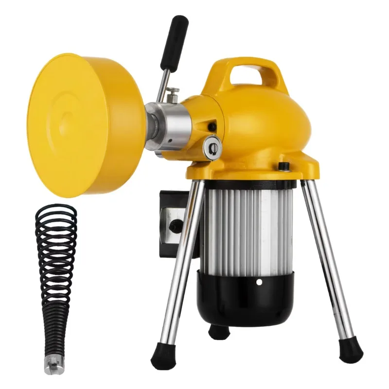 Electric Snake 20-200mm Drain Cleaner Pipe Cleaning Machine New Used Condition Plastic Metal Material Core Motor Component