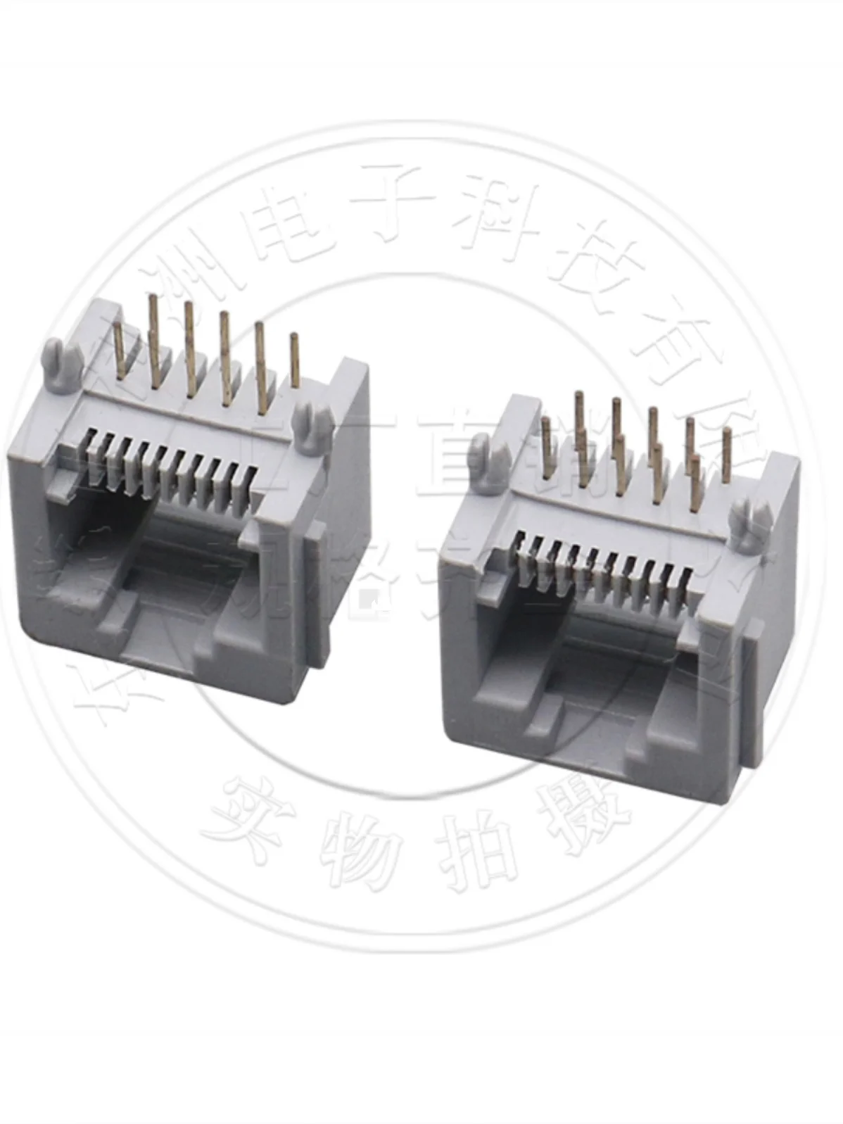 10Pcs/RJ45 network socket RJ11/12 with edge 90 degree all plastic 10P10C female socket RJ45 network port connector