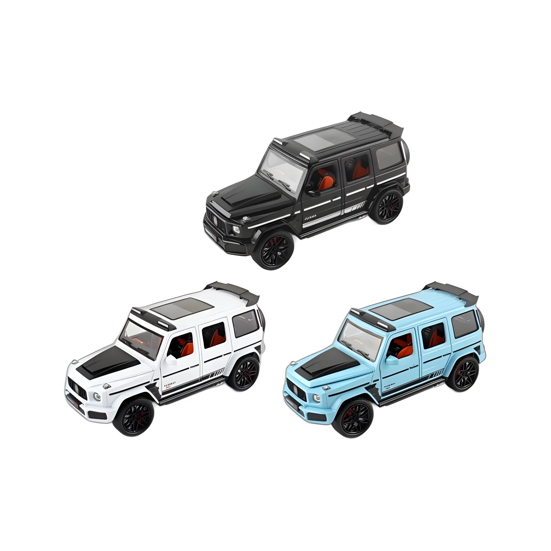 1:22 g800 simulação veículo off-road modelo de liga som e luz puxar para trás coleção brinquedo das crianças presente carro de liga fundida
