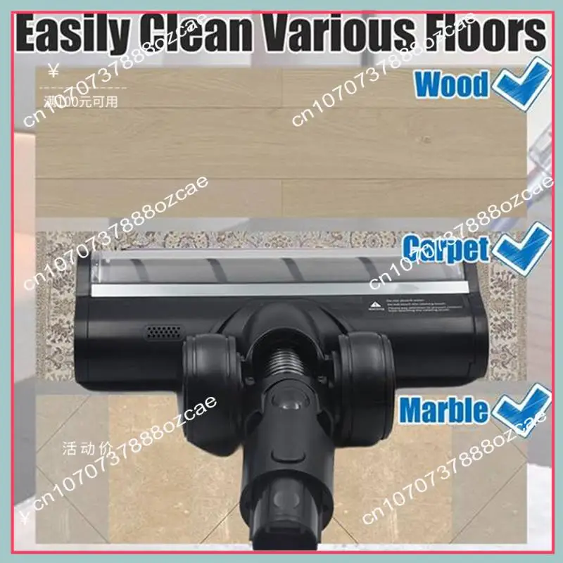 A26P لـ Dreame R10 R20 R30 T20 T30 V11 V12 قطع غيار المكنسة الكهربائية المحمولة فرشاة الأرضية الكهربائية مع ضوء LED أخضر